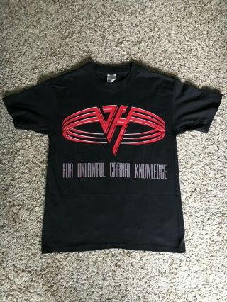 Vintage 1991 Van Halen " For Unlawful Carnal Knowledge " Yessup T - Shirt Medium