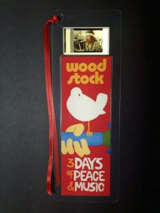 Woodstock Movie Film Cell Bookmark - Complements Movie Poster