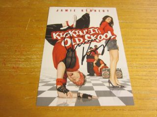 Jamie Kennedy Actor Autographed 5x7.  25 Dvd Insert Page Kickin 