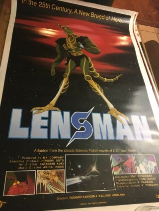 Lensman Streamline Pictures 1990 Svea Macek 27x41 Movie Poster Art Promo Advert