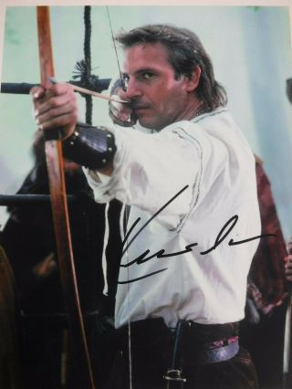 Kevin Costner Signed Photo As " Robin Hood "