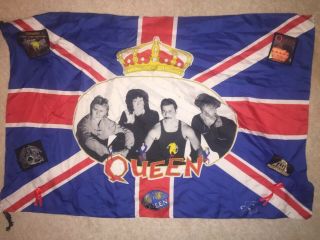 Queen Flag Freddie Mercury Brian May