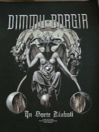 Dimmu Borgir metal band In Sorte Diaboli BUNDLE belt buckle patch dogtags CD DVD 7