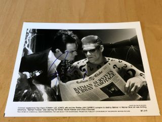 Jim Carrey Signed Autgraphed Batman Forever Movie 8x10 Photo Proof