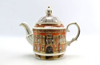 James Sadler Royal Albert Hall England Famous Landmarks Porcelain Teapot