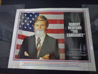 X Movie Poster - - Half Sheet - The Candidate - Robert Redford - 22x28 " Heavy Stock