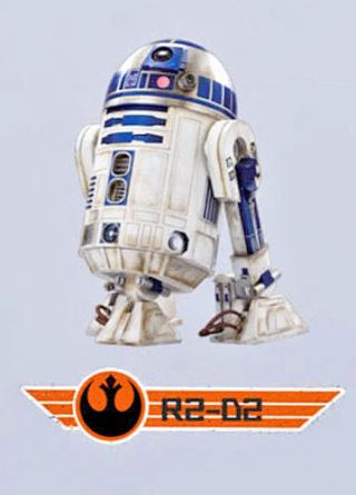 Star Wars Fathead R2 - D2 Graphic 15 " X 11 " The Force Awakens,  Name Decal Sign