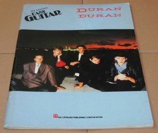 Duran Duran Easy Guitar Usa Issue Song And Sheet Music Book