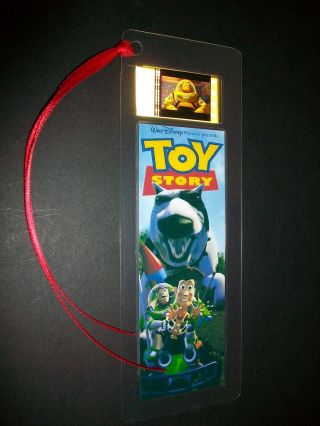 Toy Story Buzz Woody Classic Movie Film Cell Bookmark Memorabilia Collectible