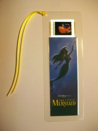 Little Mermaid Movie Memorabilia Film Cell Bookmark