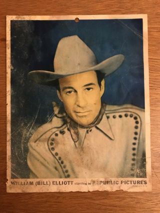 1947 William Bill Elliott Republic Pictures State Theatre Sycamore,  Ill Western