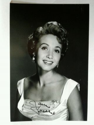 Jane Powell Authentic Hand Signed Autograph 4x6 Photo - Actress