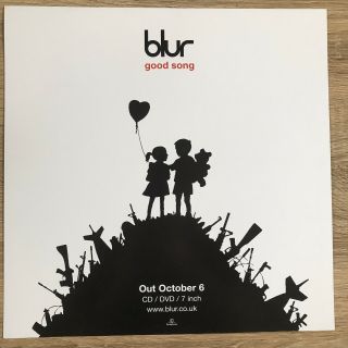 Blur Good Song Promo Poster Ultra Rare
