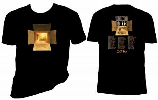 Goo Goo Dolls T Shirt,  2016 Concert Tee,  5oz,  Preshrunk,  Sizes S - 6x