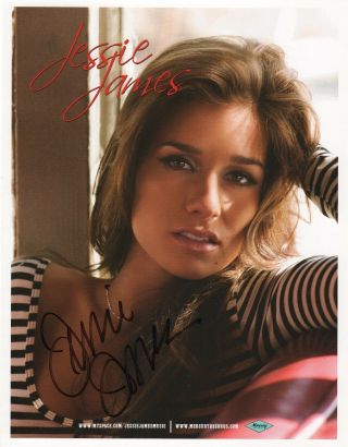 Jessie James Decker Country Real Hand Signed 8.  5x11 " Photo Autographed 1