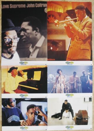 Set Of 14 Vintage German Lcs Mo Better Blues Denzel Washington,  Spike Lee,  Wesle