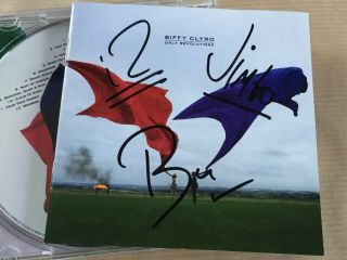 Biffy Clyro Only Revolutions 2009 Cd Album Signed Autographed By All 3 Members