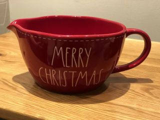 Rae Dunn 2019 Merry Christmas Red Christmas Mixing Bowl