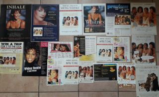 Whitney Houston - Promo Material For Wte,  Tpw,  Sparkle,  Cinderlla