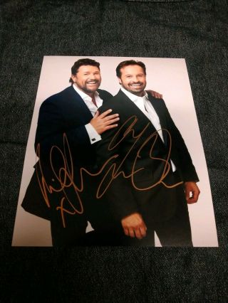 Alfie Bowe And Michael Ball Hand Signed Photo,  Obtained In Person