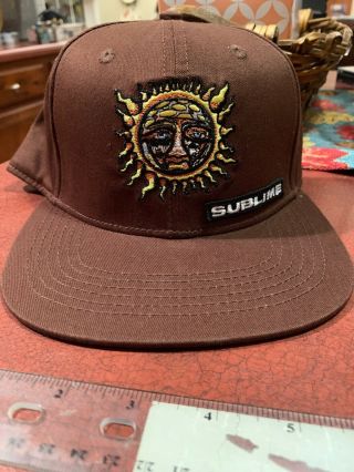 Sublime 40oz To Freedom Earth Bound Patch Snap Back Hat Rare