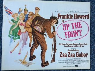 Up The Front 1972 Film Publicity Campaign Book Frankie Howerd Bill Fraser