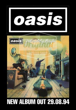 Oasis Poster - Definitely Maybe (1st Gen Reprint)