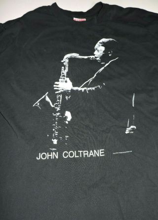 John Coltrane T Shirt Xl Vintage 1999 Jazz Saxophone Legend