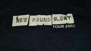 VTG Found Glory Long Sleeve Shirt XL 2002 Tour NFG 2