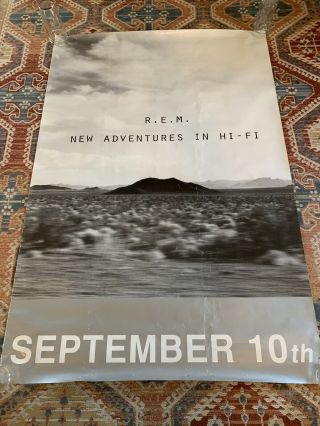 1996 R.  E.  M.  Adventures In Hifi Warner Bros Rem 40x59 Inches Large Poster
