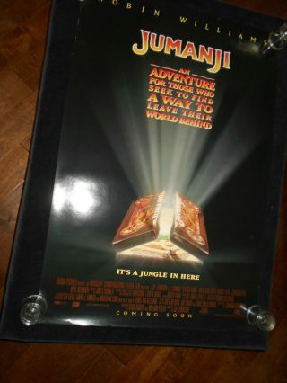 Jumanji Robin Williams Rolled One Sheet Poster Double Sided