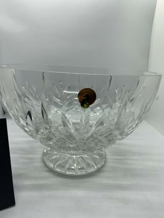 Waterford Crystal Footed Bowl 9”x6”
