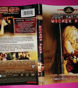 Wicker Park Rose Byrne autograph signed dvd cover authentic signature 3