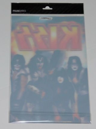 KISS Band Gene Simmons Ace Frehley Peter Criss Paul 3 - D Poster 11x17 2010 4