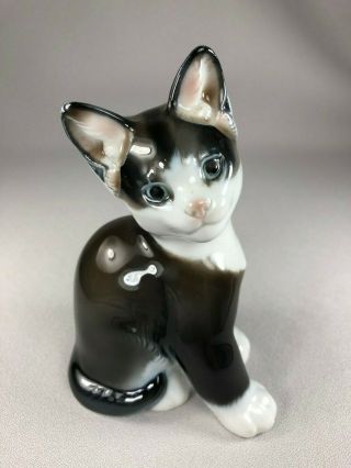 Rosenthal Germany Porcelain Cat Figurine By Karner,  1956 Hallmark
