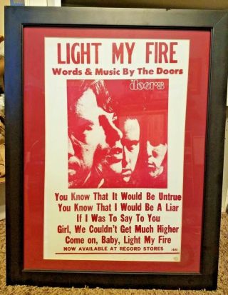 The Doors - Light My Fire - Framed Poster
