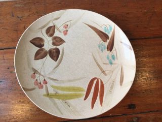 4 Vintage Redwing Pottery " Random Harvest " 10 " Dinner Plates,  Mid Century