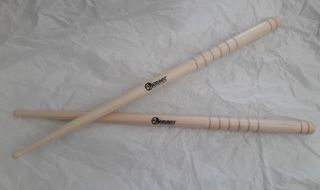One Pair Drumfit® Logo Maple Drum Sticks - -