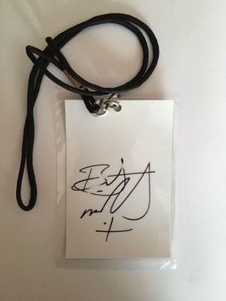 Bret Michaels Signed Autographed Lanyard Pet Smart