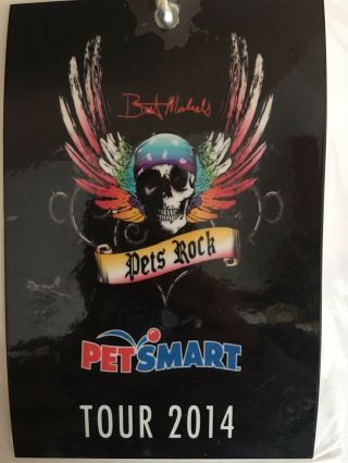 Bret Michaels Signed Autographed Lanyard Pet Smart 4