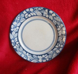 Dedham Pottery Arts & Crafts Period 6 " Azalea Plate: A Real Beauty