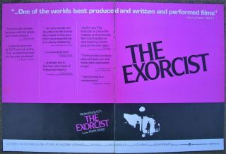 1974 Rare " The Exorcist " 