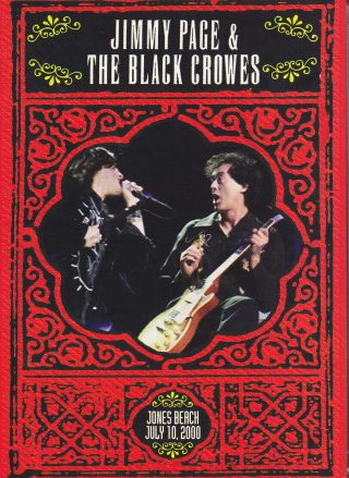 Jimmy Page & The Black Crowes York 2000 Jones Beach Press Dvd