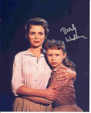 Beverly Washburn Autographed 8x10 - Old Yeller W/mom