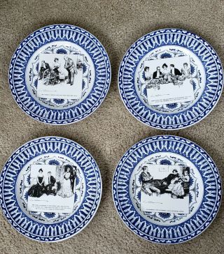 Royal Tudor Ware By Barker Bros Ironstone Dinner Plates Set Of Four (4)