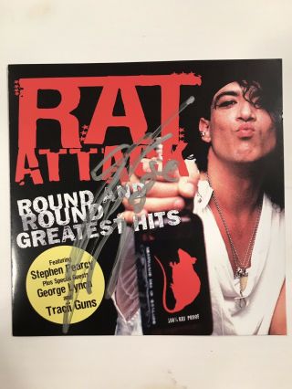 Stephen Pearcy Of Ratt Signed Autographed Cd Cover