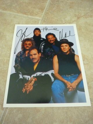 Sawyer Brown X5 Country Music Signed Autograph Promo Photo 8x10