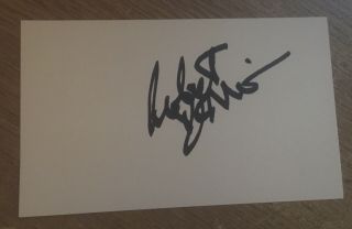 Robert De Niro Signed Card Autograph Hand Signed Serious Offers Welcome