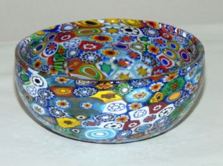 Vintage Murano Glass Millefiori Bowl Gorgeous