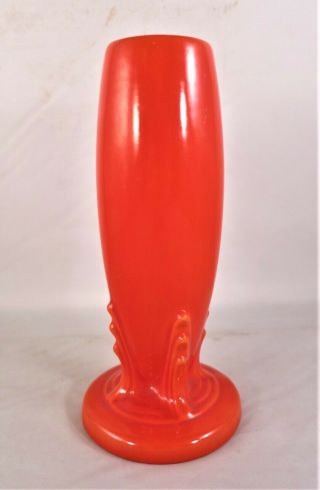 Vintage Fiesta Orange Bud Vase,  Fiestaware Homer Laughlin Hl